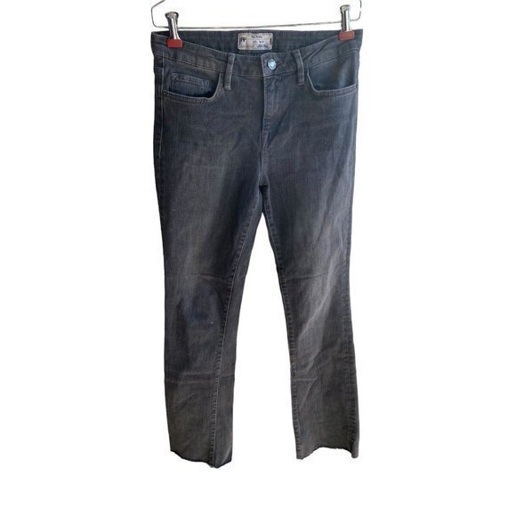 FREE PEOPLE Size 28 Gray Jeans‎ Skinny raw hem ankles - Picture 1 of 3